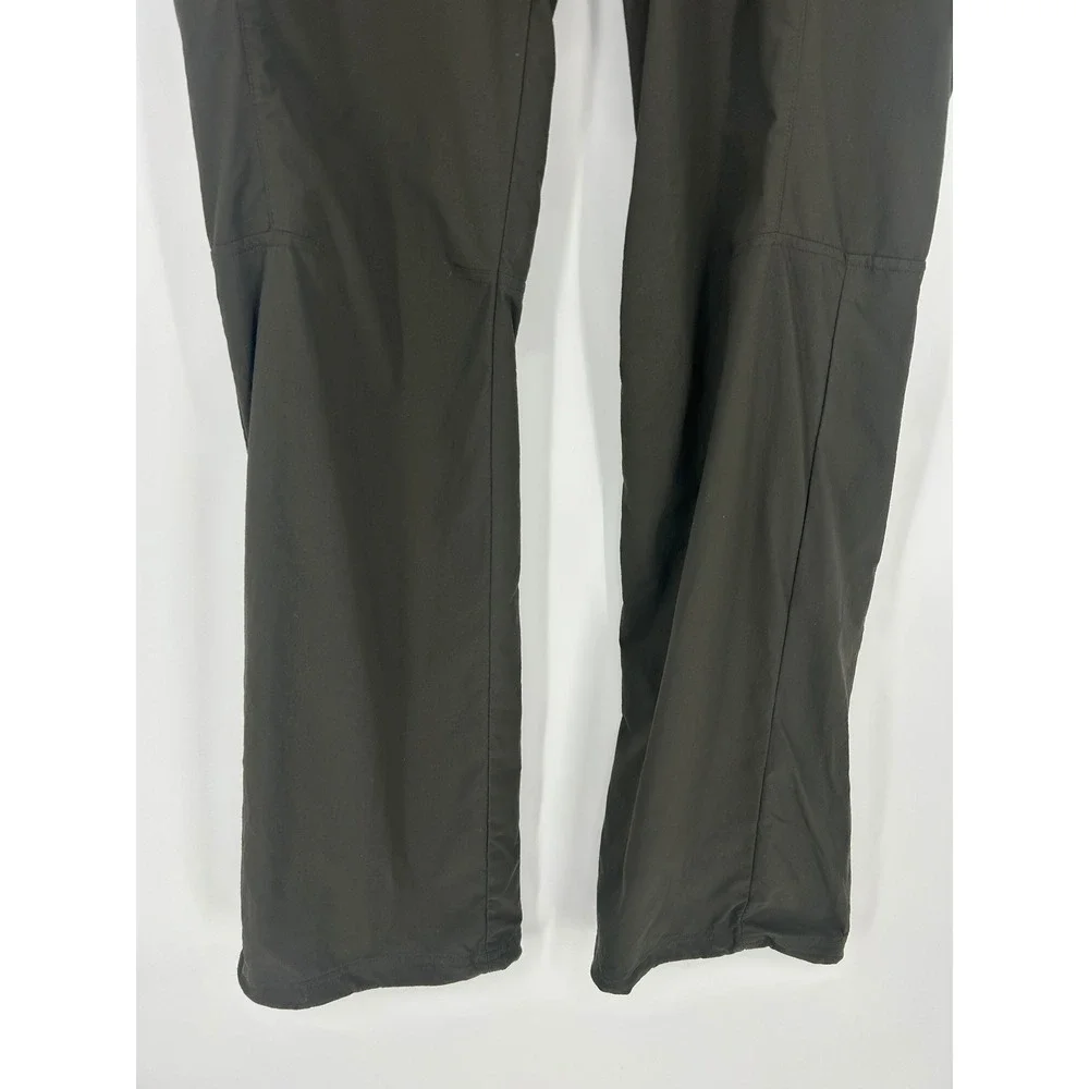REI Women's Lightweight Cargo Hiking Straight Pants In Olive Green- Sz. 8 Tall